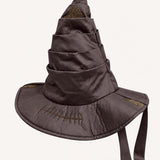 Vintage Brown Leather Style Handcrafted Witch Hat