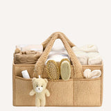 Plush Nursery Organizer Tote Bag -Royal Blue