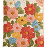 Cottage Garden Floral Quilted 3-Piece Bedding Set