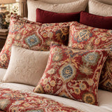 Vintage Floral Boho Quilted 3-Piece Bedding Set