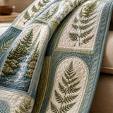 Pacific Northwest Forest Quilted Blanket