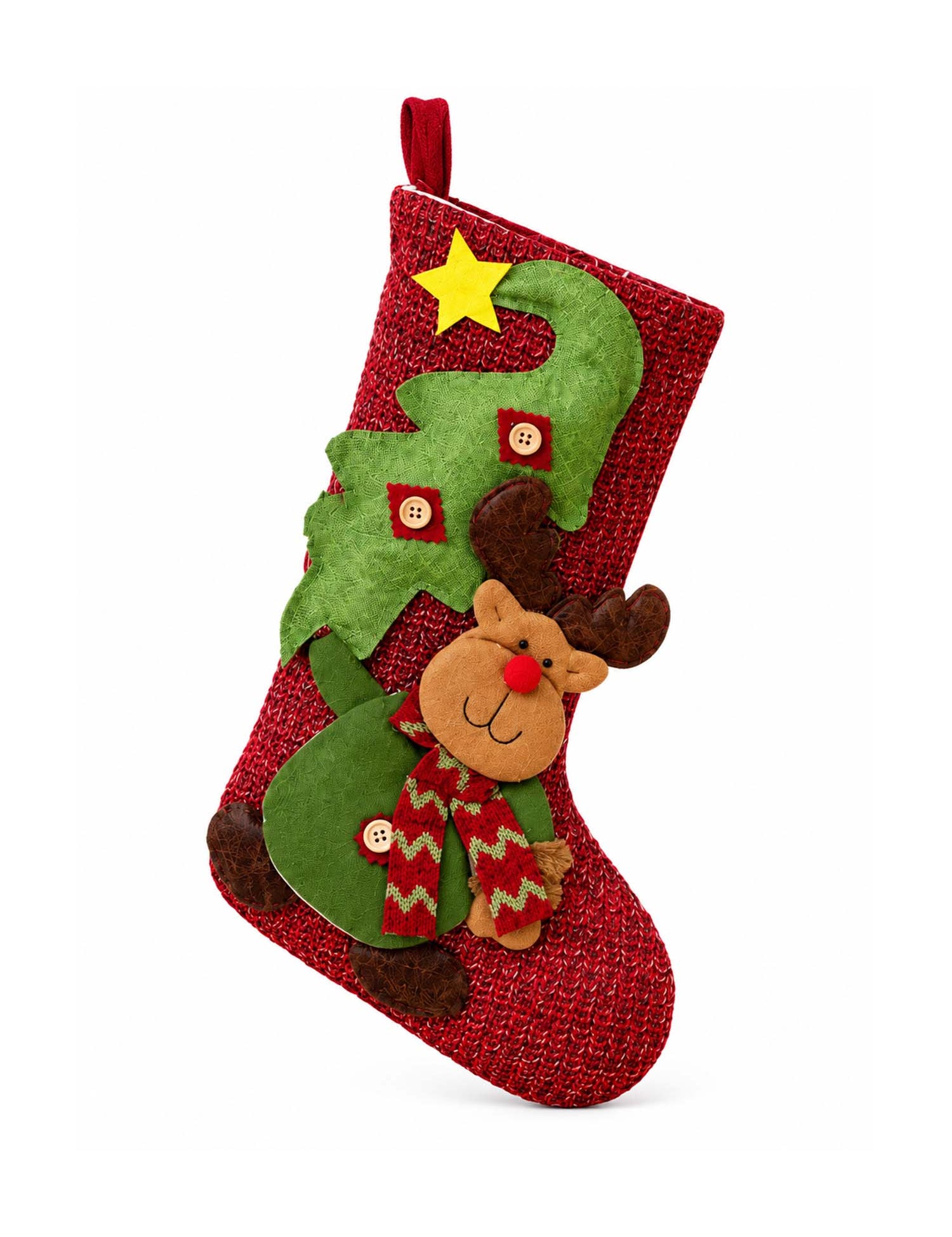 Rustic Christmas Character Stockings