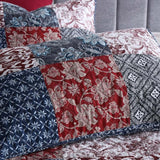 Heritage Americana Patchwork Quilted 3-Piece Bedding Set