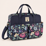 Midnight Garden Floral – Multifunctional Tote Bag with Spacious Storage for Travel & Everyday Use