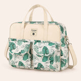 Fresh Tropical Leaves – Multifunctional Tote Bag with Spacious Storage for Travel & Everyday Use