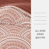 Pacific Northwest Forest Quilted 3-Piece Bedding Set