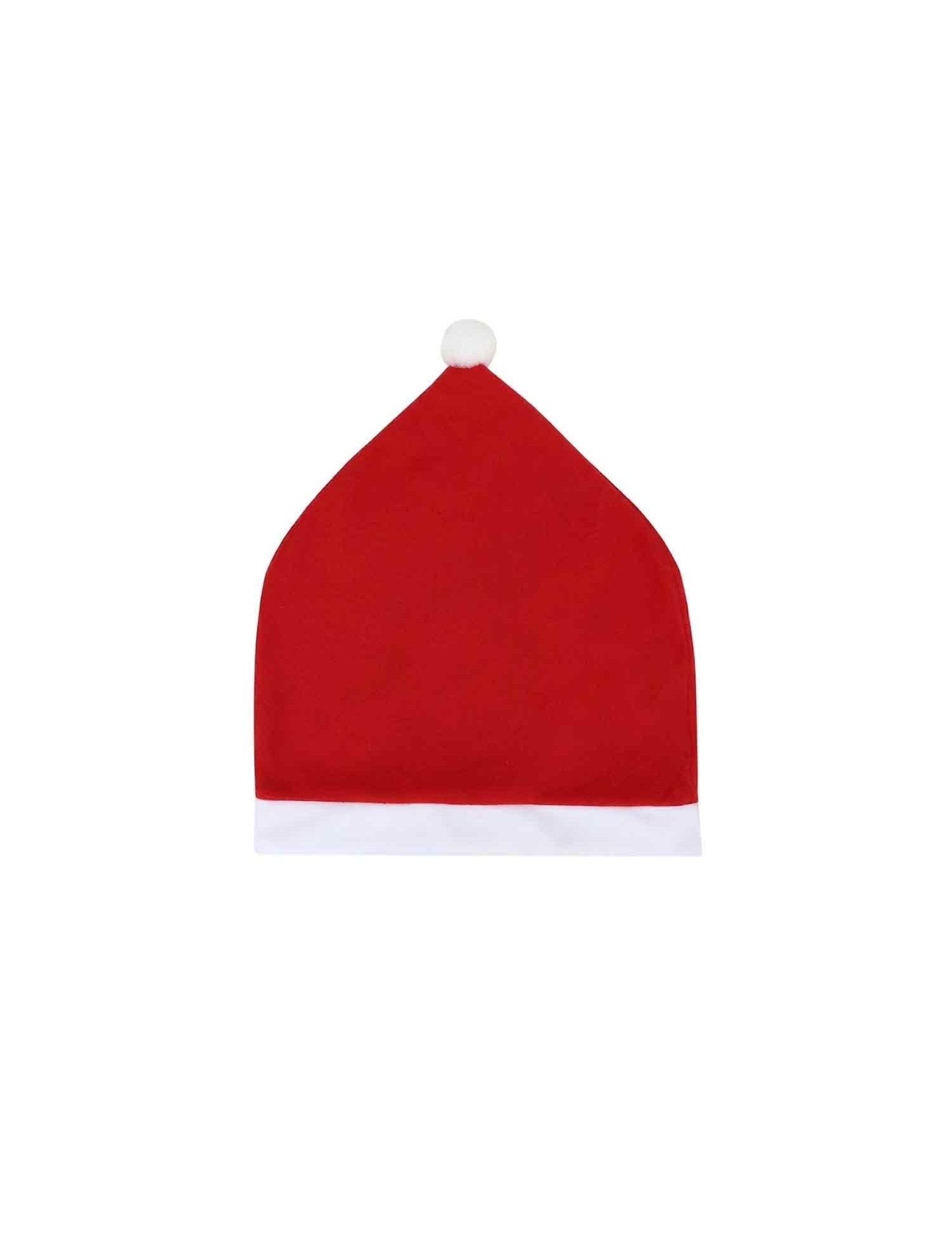 Santa Hat Style Christmas Chair Back Covers, Santa & Snowman Printed Xmas Dining Chair Slipcovers