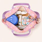Playful Alphabet Letters – Multifunctional Tote Bag with Spacious Storage for Travel & Everyday Use