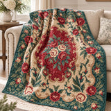 Vintage Rose Garden Quilted 3-Piece Bedding Set