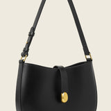 Hpai Clock Bag In Leather - Black