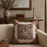 Vintage Paisley Patchwork Quilted Pillow Cover