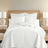 3-Piece Herringbone Quilted Coverlet Set