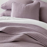 3-Piece Stripe Stitch Quilted Coverlet Set