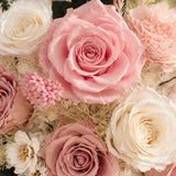 Blush Pink Romance Rose Preserved Bouquet