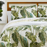 Fiesta Palms Quilted 3-Piece Bedding Set