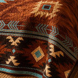 H.PAI Southwestern Aztec Quilted 3-Piece Bedding Set – Rustic Luxury Quilted Bedding with Matching Pillow Shams