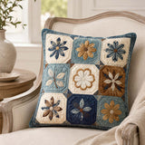 Antique Bloom Quilted Pillow Case