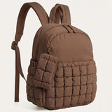 Chic Puffer Backpack with Detachable Mini Bag