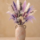 Lavender Purple Pampas Grass Preserved Flower Bouquet - Classic