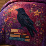 H.PAI Raven Enchanted Library Quilted 3-Piece Bedding Set
