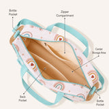 Sweet Boho Rainbow – Multifunctional Tote Bag with Spacious Storage for Travel & Everyday Use