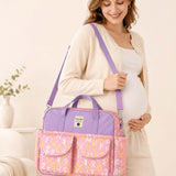 Playful Alphabet Letters – Multifunctional Tote Bag with Spacious Storage for Travel & Everyday Use
