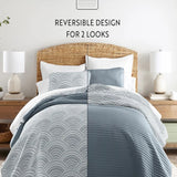 Pacific Northwest Forest Quilted 3-Piece Bedding Set