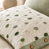 Fruit Pattern 100% Cotton Quilted Pillow Sham Set Of 2