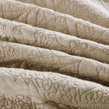 Serene Blossom 100% Cotton Floral Quilted Bedding Set