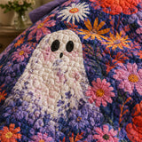 H.PAI Haunted Wildflower Garden Quilted 3-Piece Bedding Set