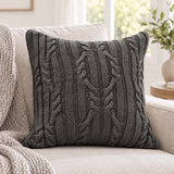 Classic Cable Knitted Pillow Cover