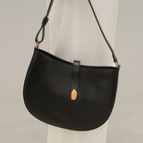 Hpai Clock Bag In Leather - Black