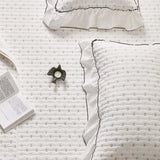 Petite Bow Ruffle Quilted 3-Piece Bedding Set