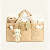 Plush Nursery Organizer Tote Bag -Royal Blue