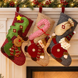 Rustic Christmas Character Stockings