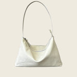 Minimalist soft leather hobo bag