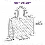 Lavender And The Black Cat Quilted Leather Strap Bible Handbag