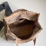 Vintage Bandana Paisley Quilted Tote Bag