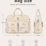 Cute Woodland Bunny – Multifunctional Tote Bag with Spacious Storage for Travel & Everyday Use