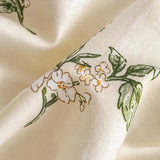 Vintage Botanical Floral 100% Cotton 3-Piece Duvet Cover Bedding Set