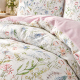 Vintage Botanical Floral Bird 100% Cotton 3-Piece Duvet Cover Bedding Set