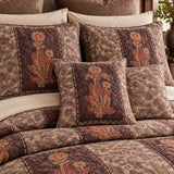 Vintage Folk Floral Paisley Quilted 3-Piece Bedding Set
