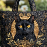 Animal  Plant  Cat  Quilted Tote Bag