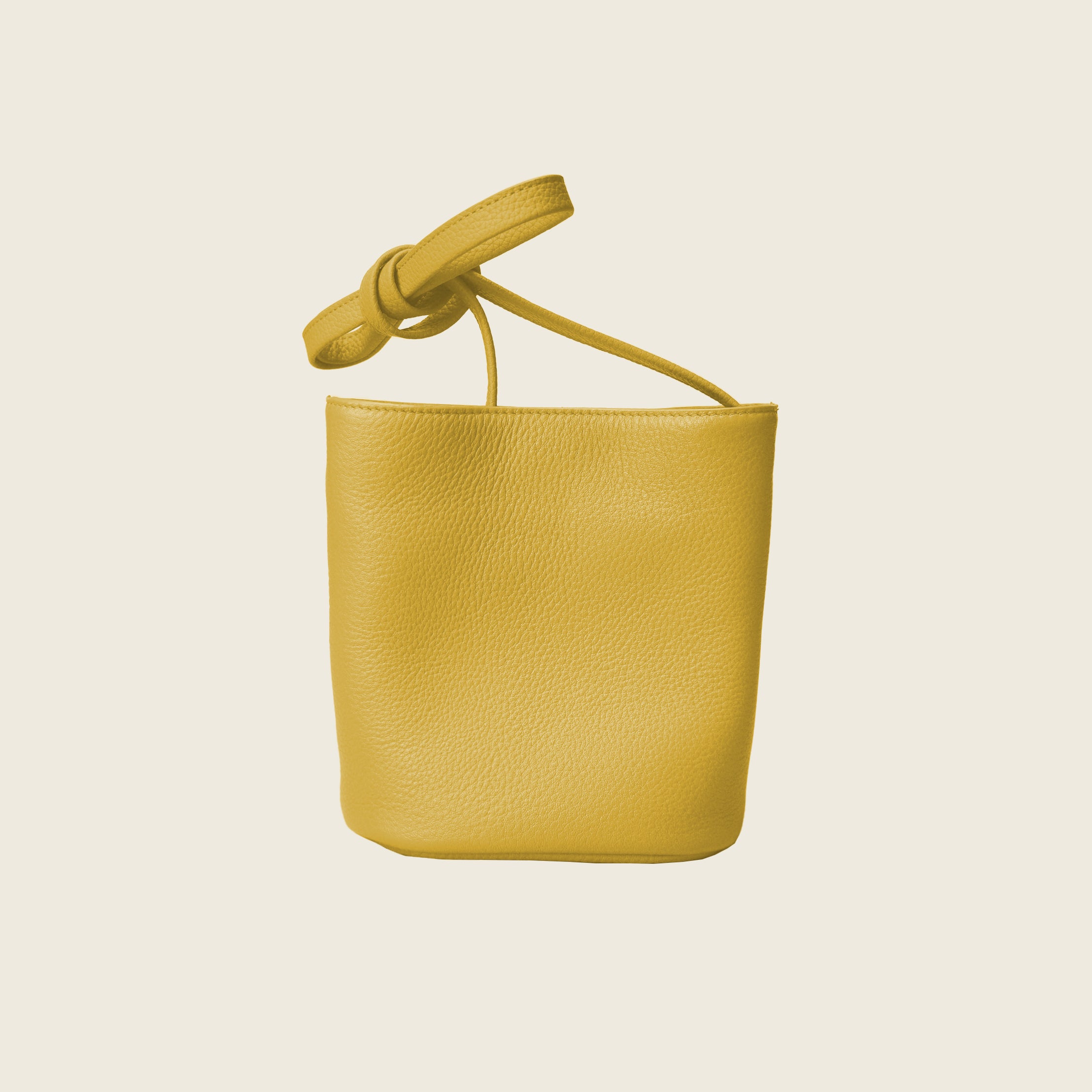 Simple small bucket bag