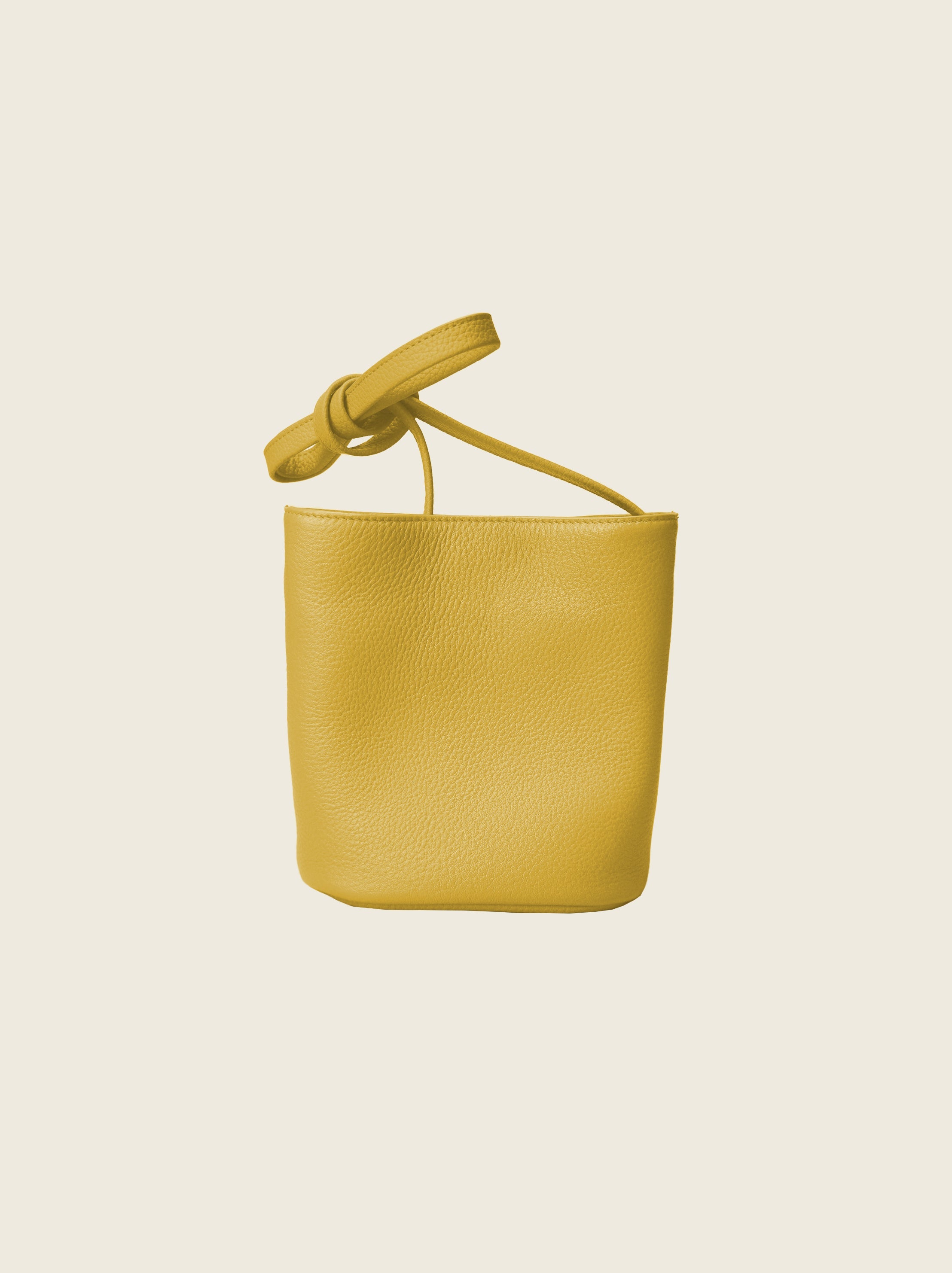 Simple small bucket bag