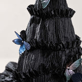 Gothic Butterfly Dark Fantasy Handcrafted Quilted Witch Hat