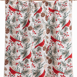 Winter Cardinal Christmas Quilted 3-Piece Bedding Set