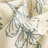 Botanical Floral 100% Cotton 4-Piece Summer Bedding Set – Breathable Cooling Comforter, Flat Sheet & 2 Pillowcases