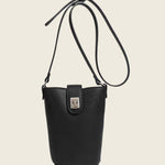Mini Lock Crossbody Bag for Phone