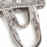 Vintage Bandana Paisley Quilted Tote Bag